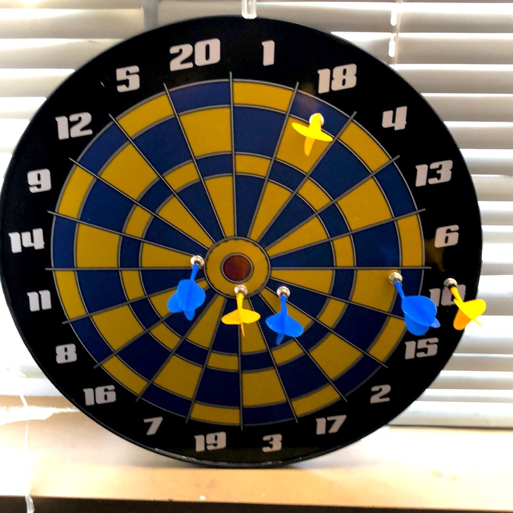 Dart bored with multi color like new